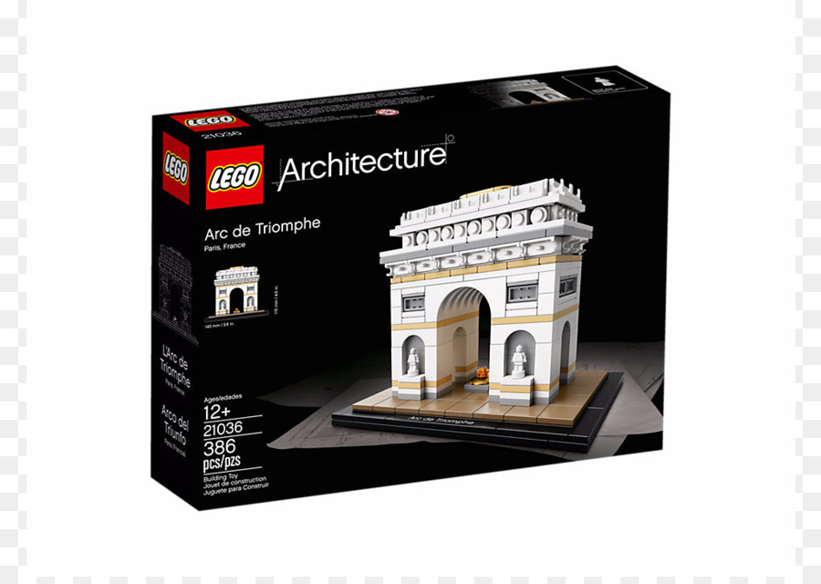 L Arc De Triomphe，Lego 21036 L Architecture De L Arc De Triomphe PNG