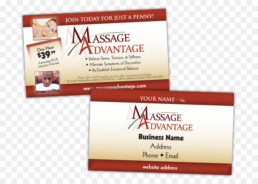 Cartes De Visite De Massage，Massage PNG