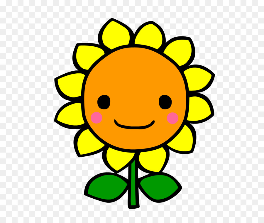 Joyeux Tournesol，Souriant PNG