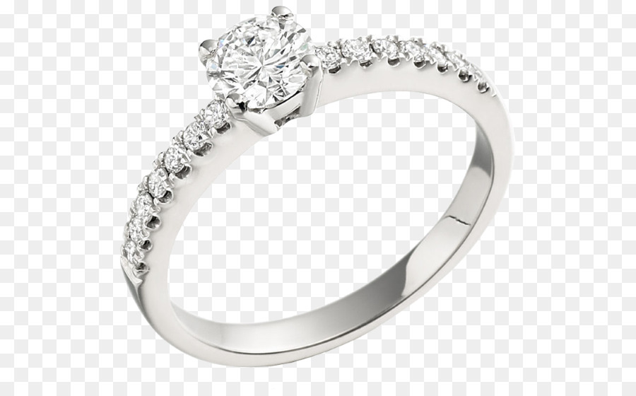 Bague En Or，Diamant PNG