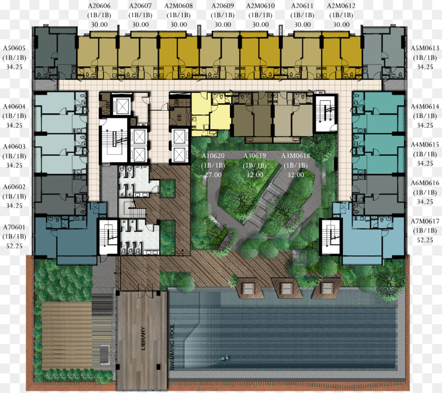 Plan D étage，C Ekkamai PNG