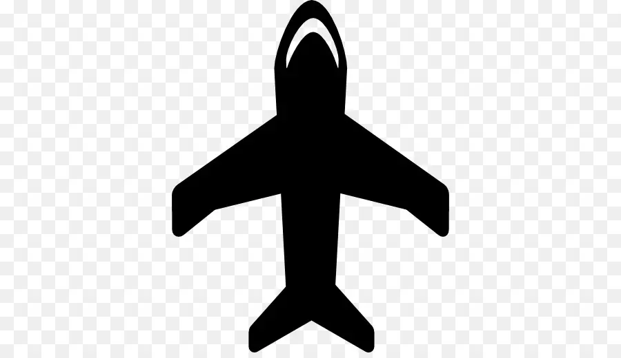 Silhouette D'avion，Vol PNG