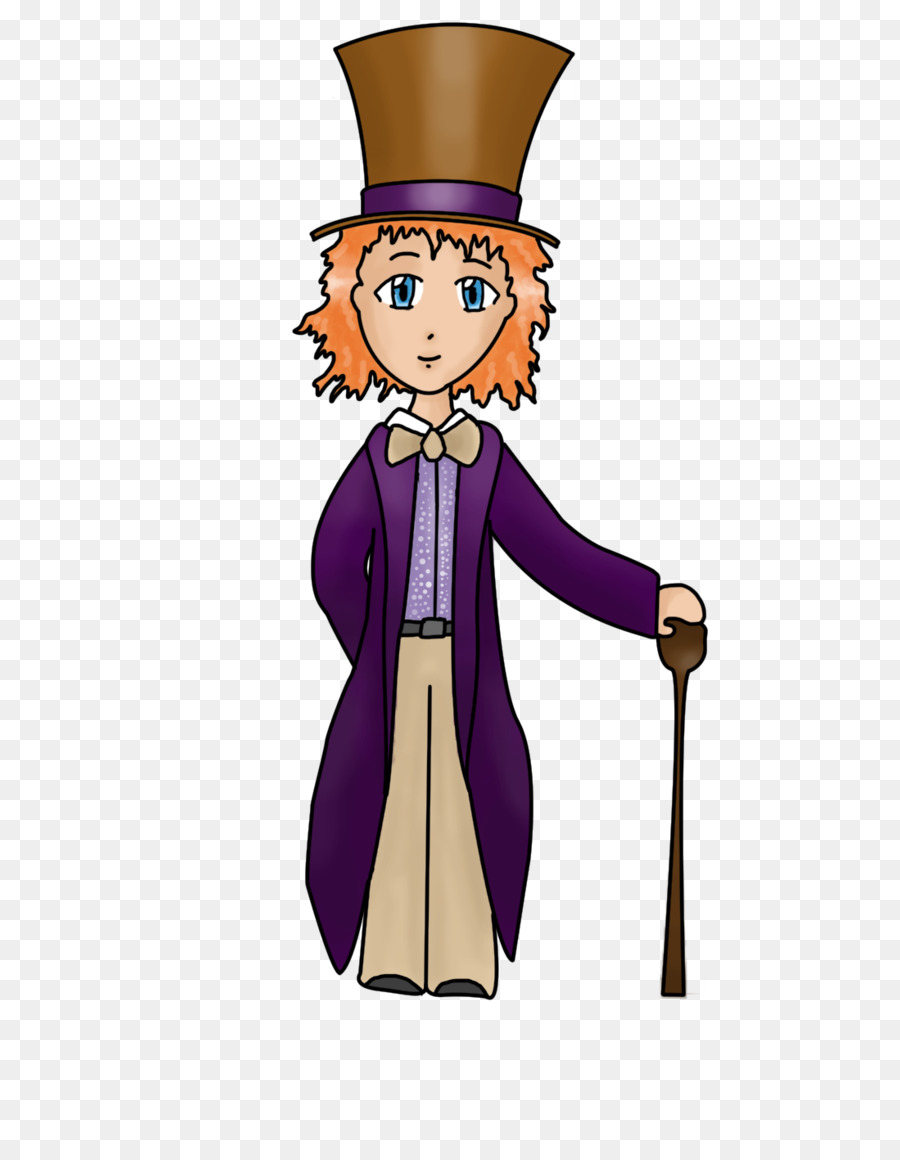 Personnage Avec Chapeau Haut De Forme，Canne PNG