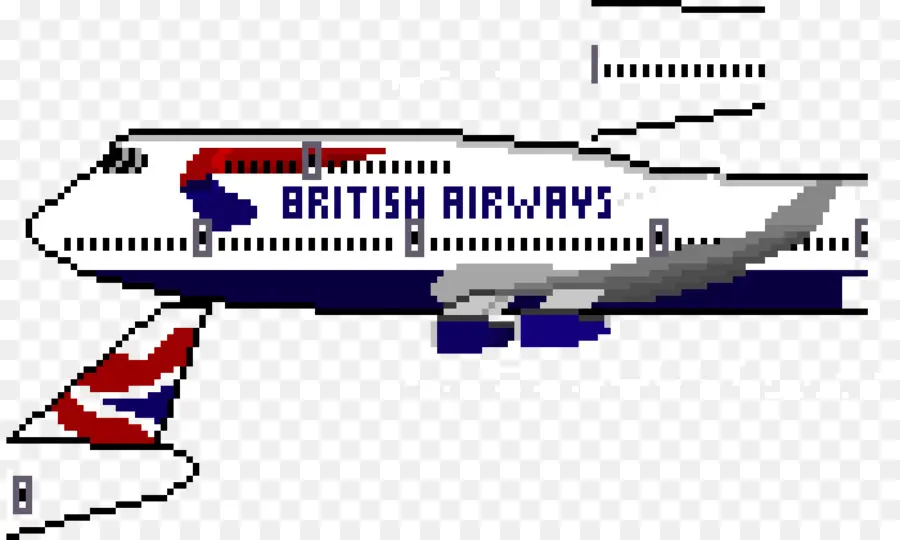 Avion，Le Pixel Art PNG