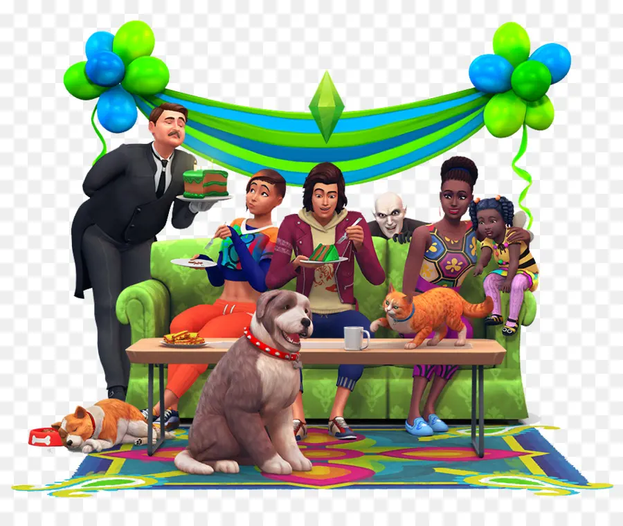 Personnages Sims，Jeu PNG