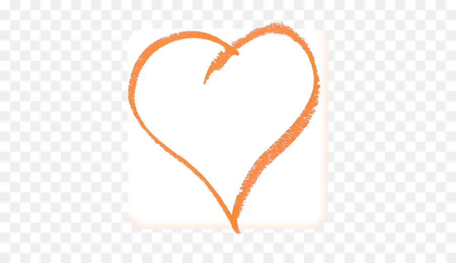 Coeur Orange，Amour PNG