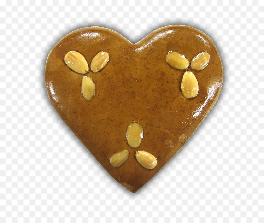 Biscuit En Forme De Coeur，Amandes PNG