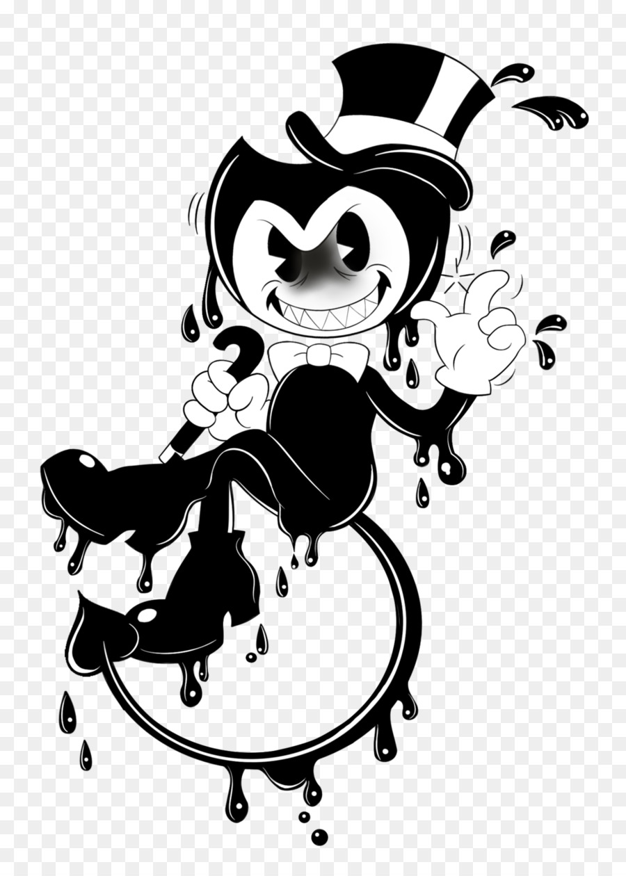 Personnage De Dessin Animé，Noir Et Blanc PNG