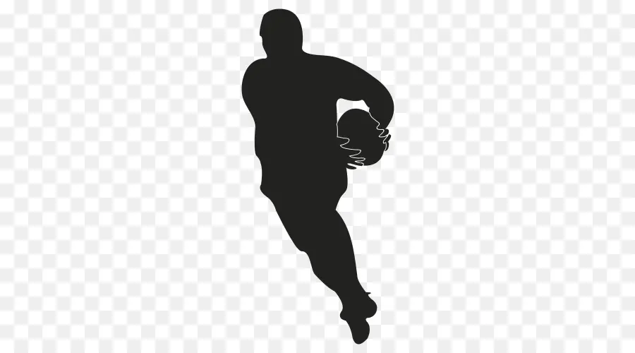 Silhouette De Joueur De Basket Ball，Basket Ball PNG