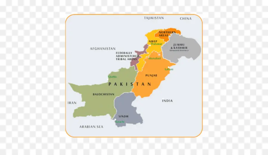 Carte，Balochistan Pakistan PNG