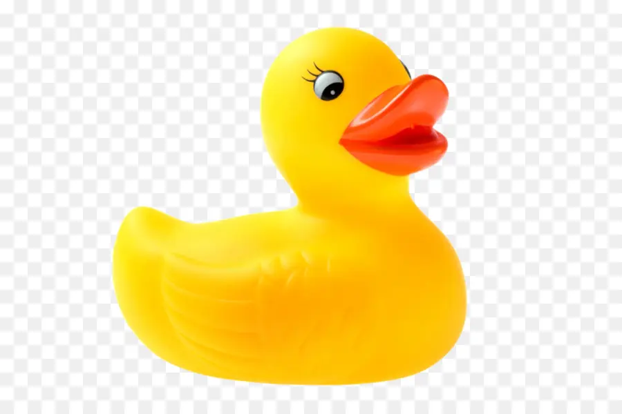 Canard En Caoutchouc Jaune，Bain PNG