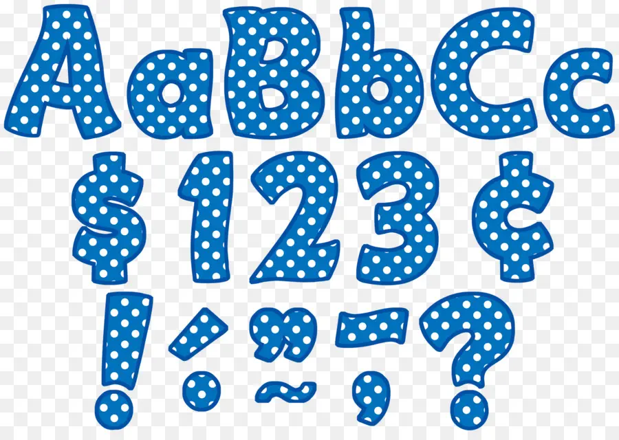 Lettres Et Chiffres à Pois，Alphabet PNG