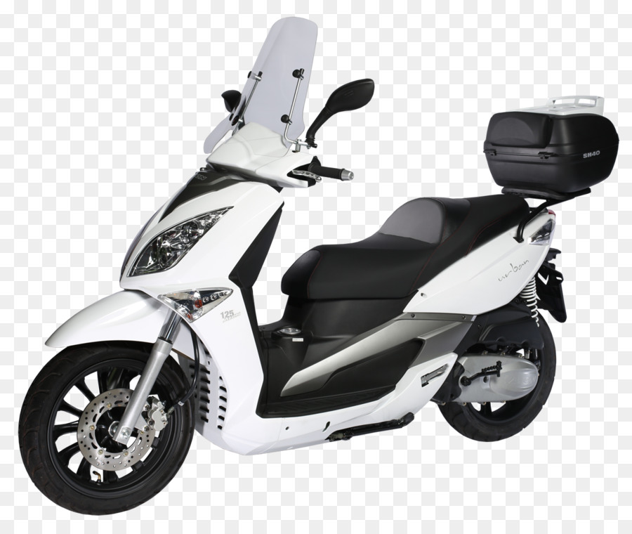 Moto Blanche，Scooter PNG