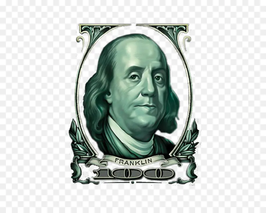 Benjamin Franklin，Argent PNG