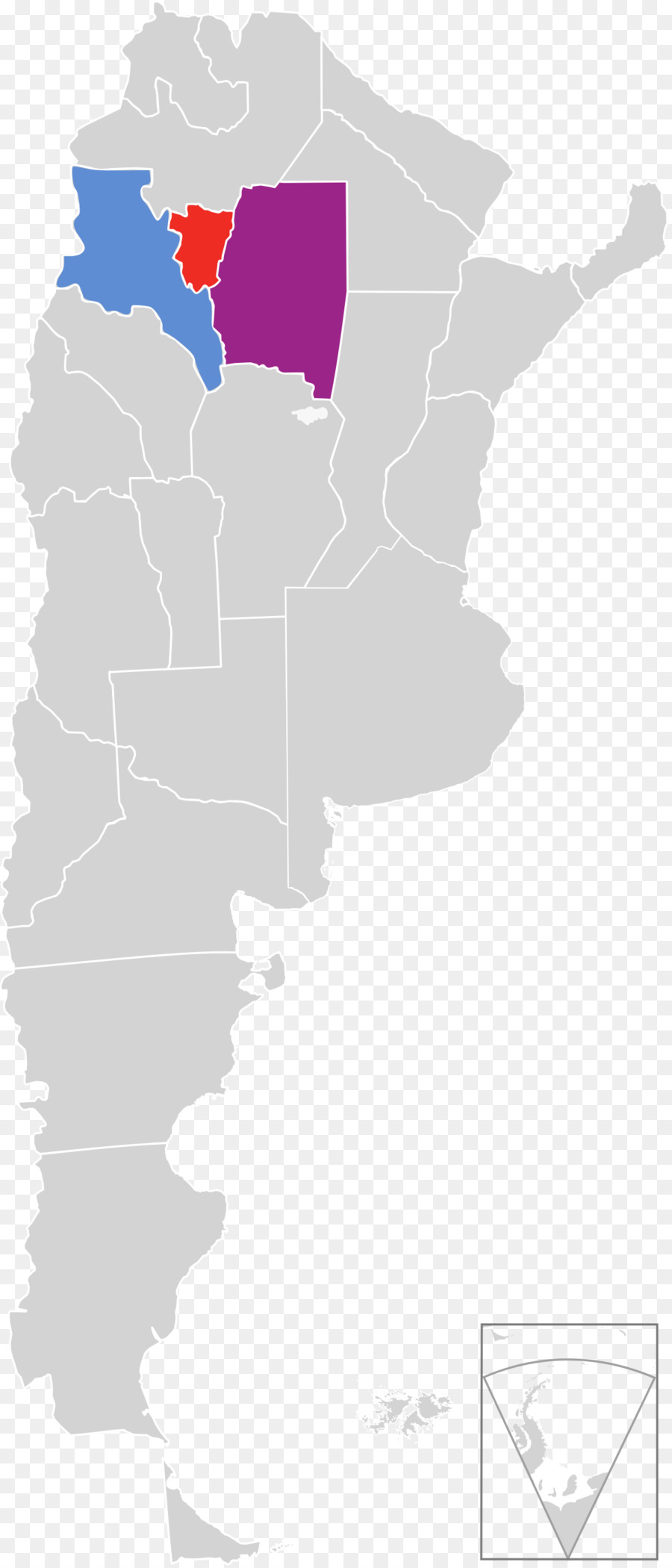 Province Du Chaco，Carte PNG