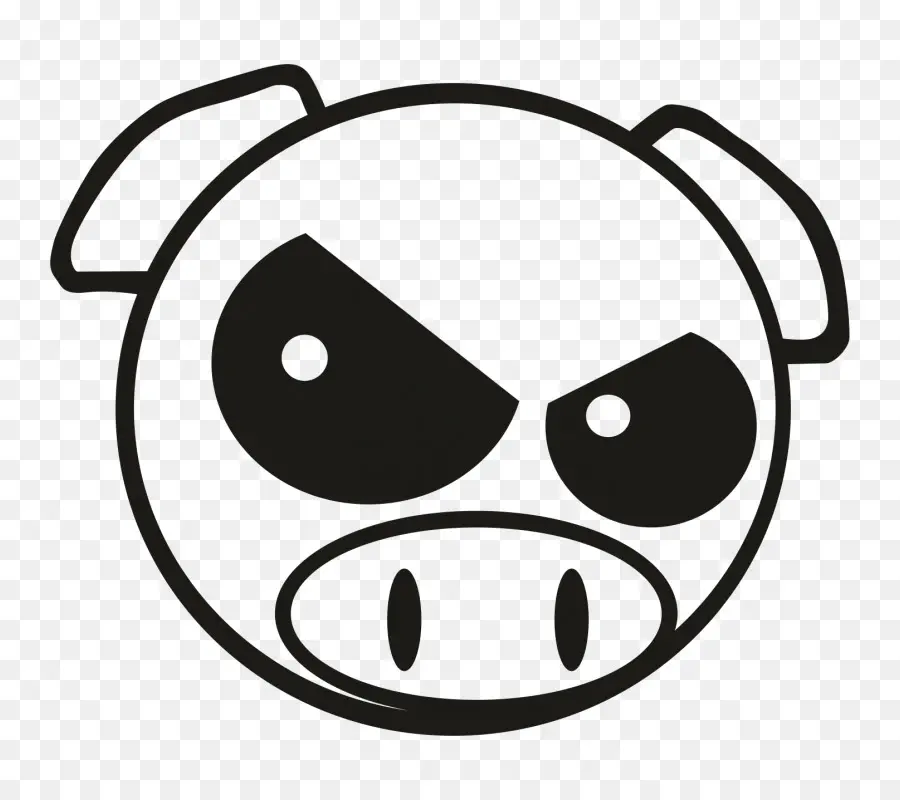 Visage De Cochon，Dessin Animé PNG