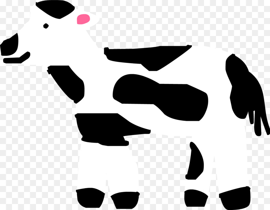 Vache，Noir Et Blanc PNG