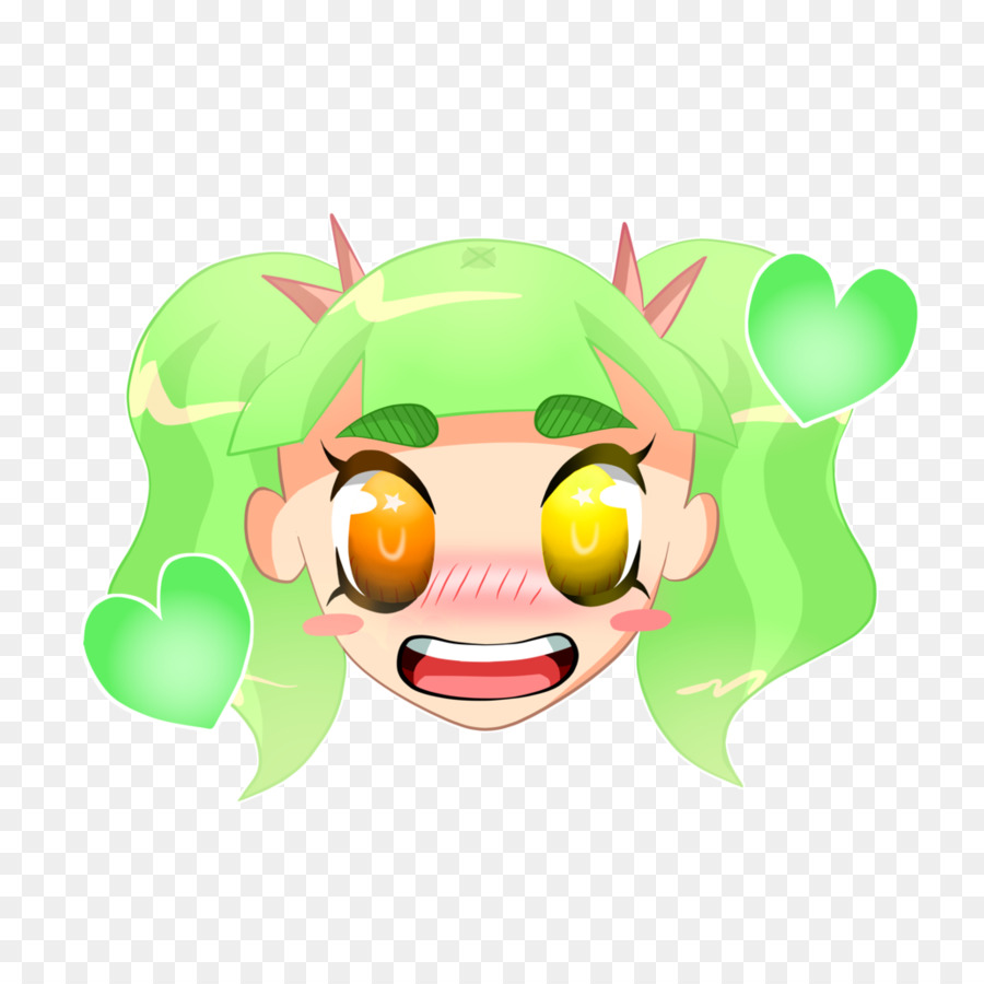 Smiley，Vert PNG