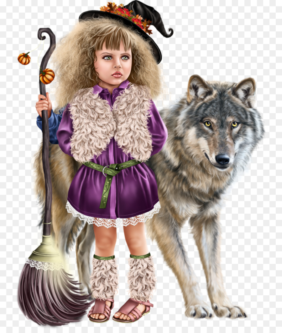 Fille Avec Loup，Sorcière PNG