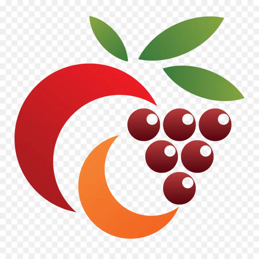 Logo De Fruits，Rouge PNG