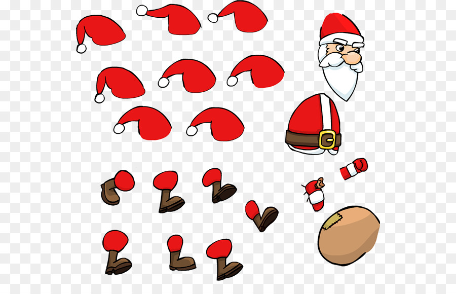 Pièces Du Père Noël，Père Noël PNG