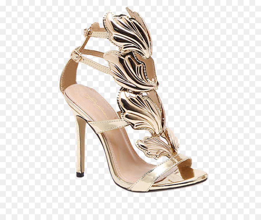 Chaussure à Talons Hauts Beige，Talon PNG