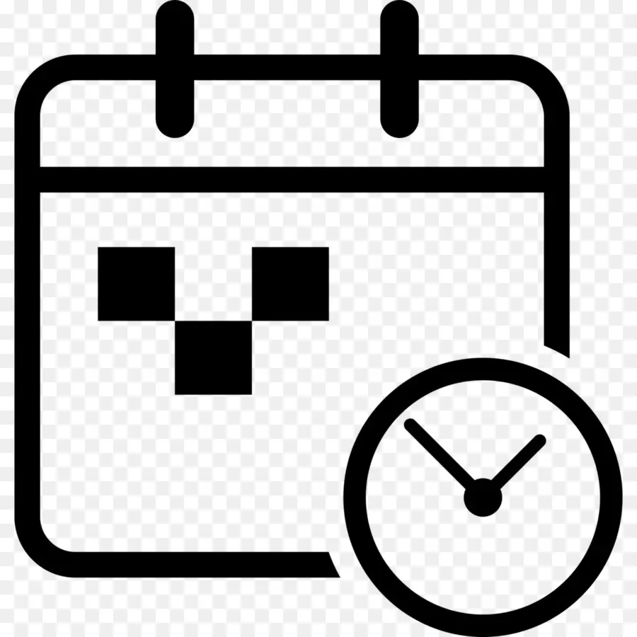 Calendrier Et Horloge，Date PNG