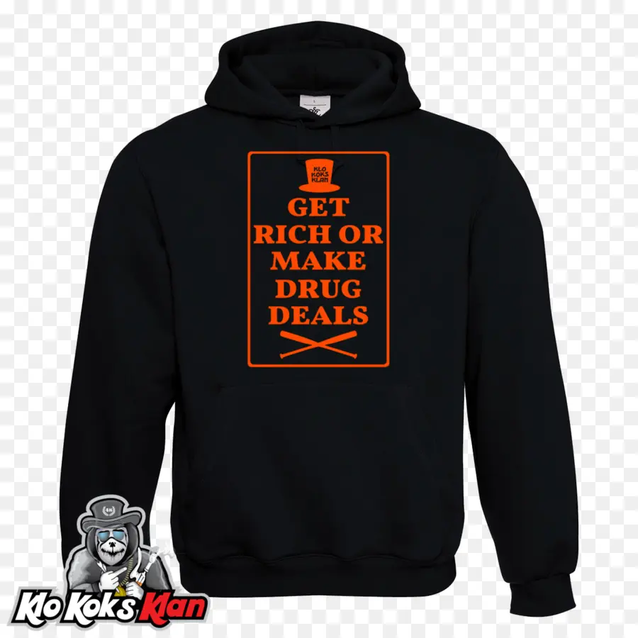 Sweatshirt à Capuche，Texte PNG