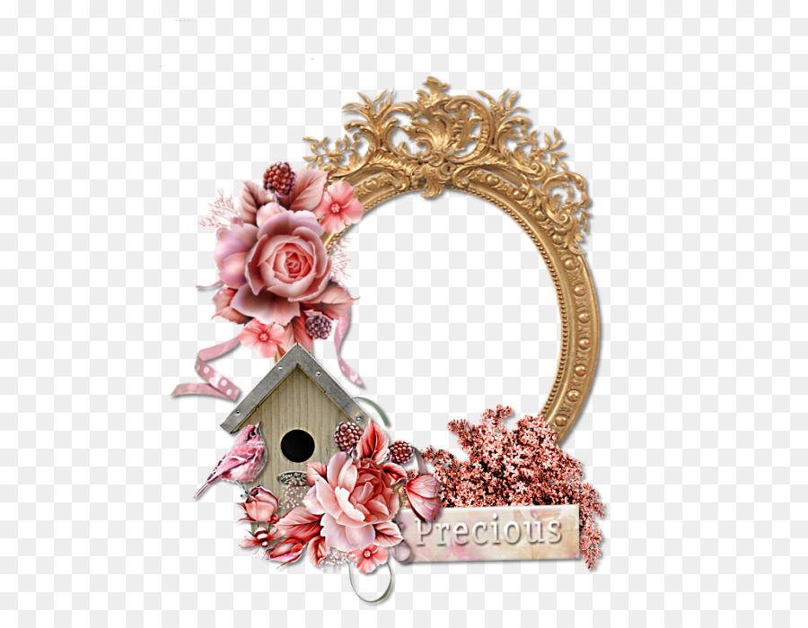 Cadre Décoratif，Fleurs PNG