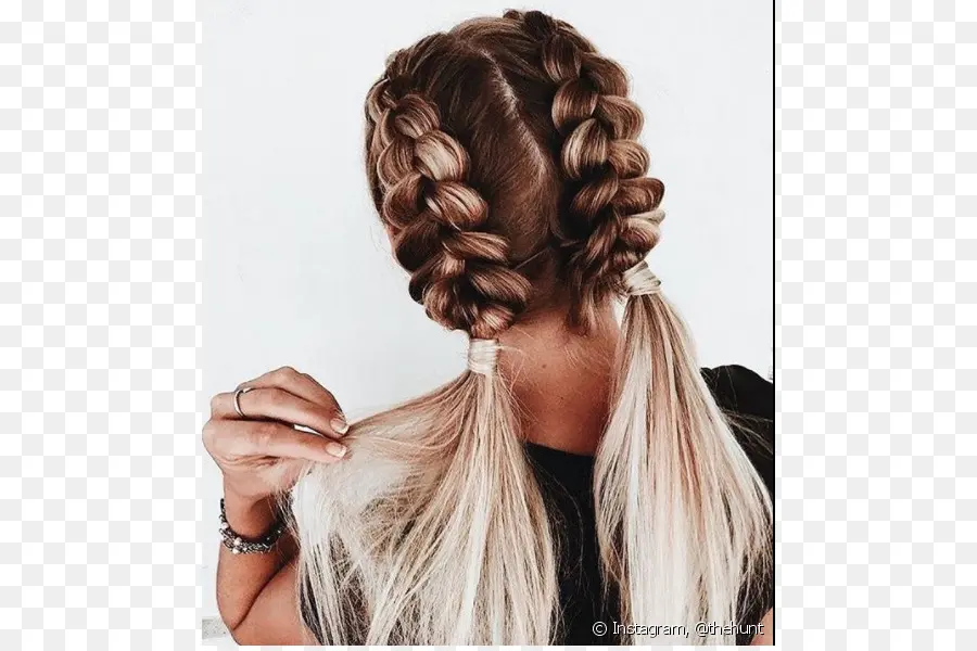 Cheveux Tressés，Tresses PNG