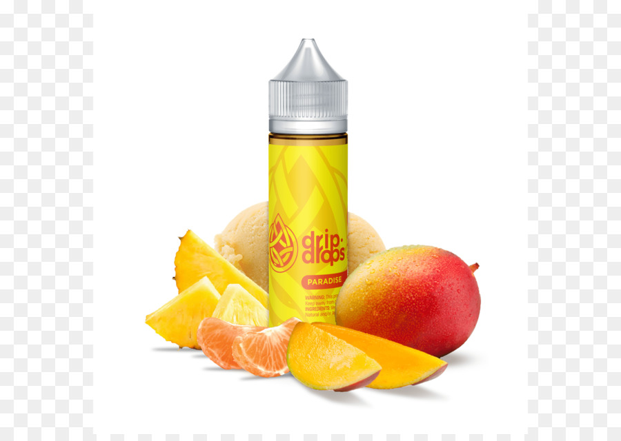 Bouteille De Jus De Vape Jaune，Fruit PNG