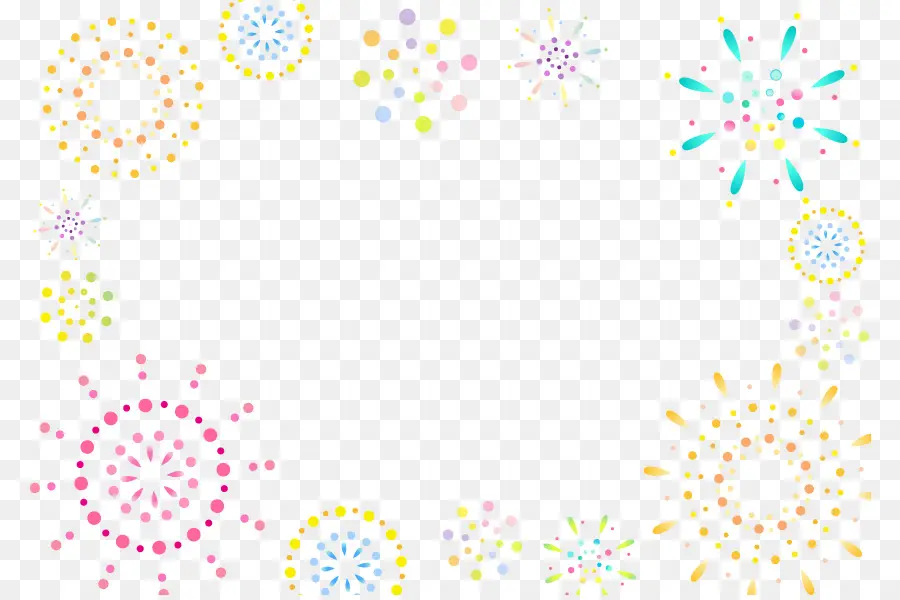 Confettis Et Flocons De Neige，Célébration PNG