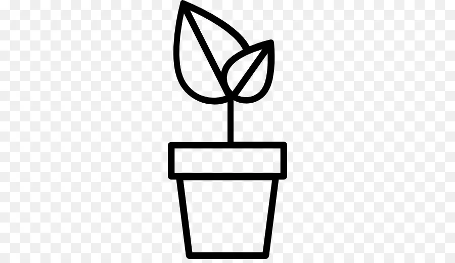 Plante En Pot，Feuilles PNG