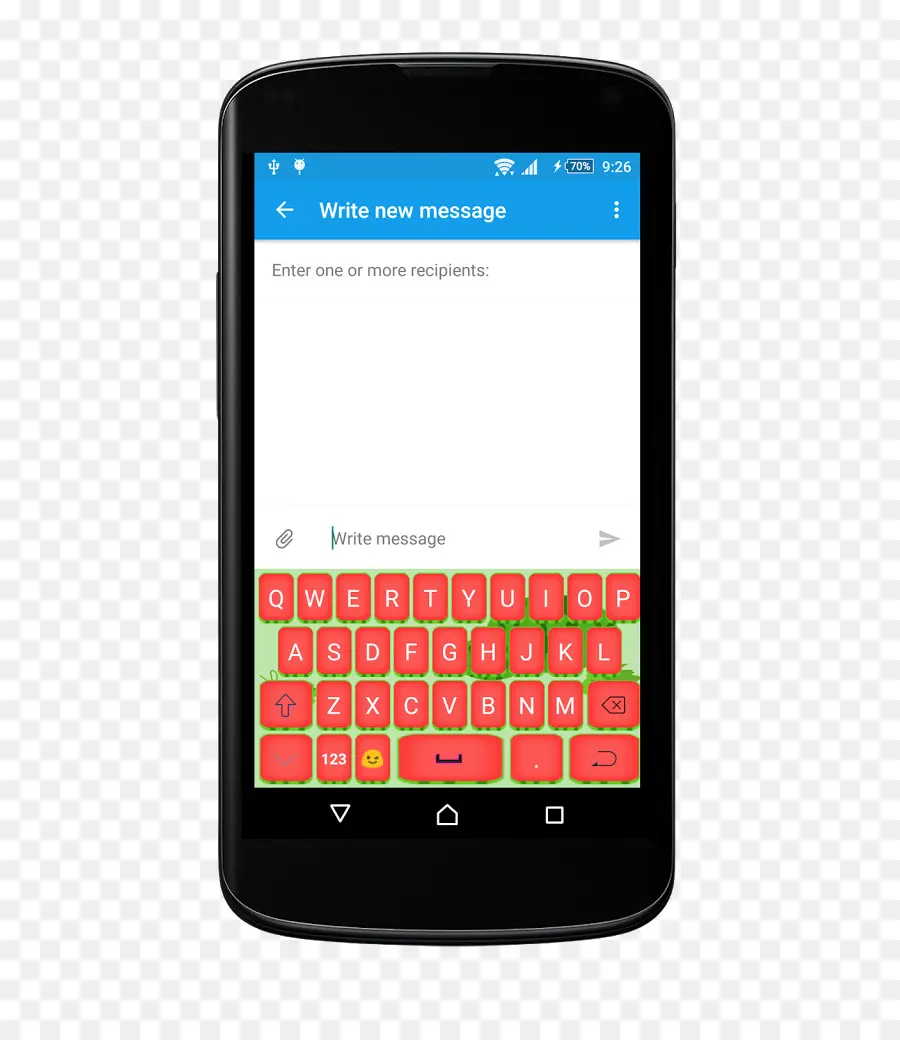 Smartphone，Clavier PNG