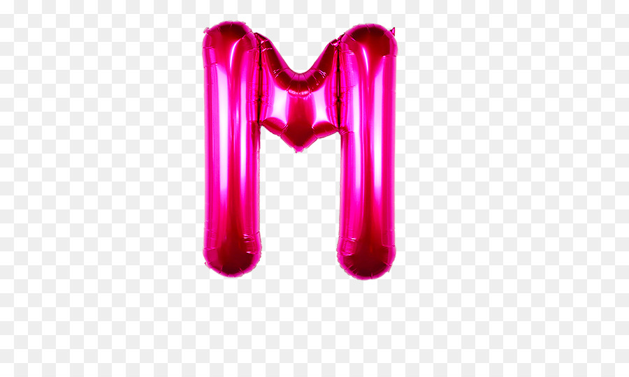 Ballon Lettre M，Alphabet PNG