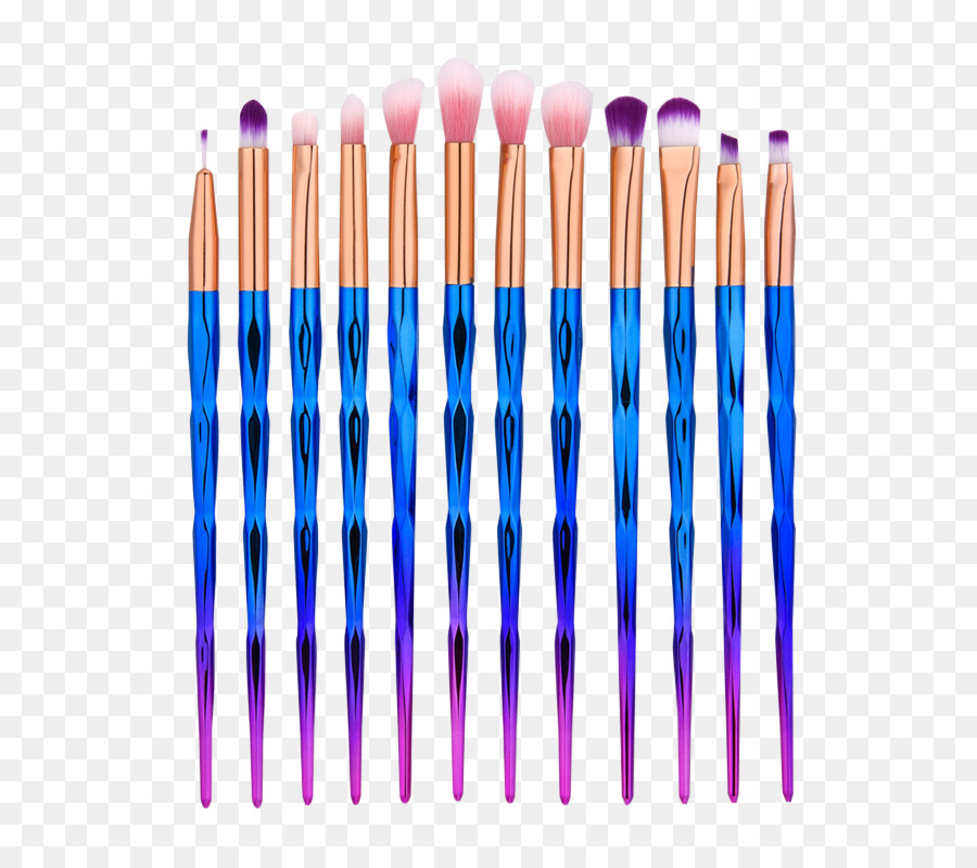 Pinceaux De Maquillage，Coloré PNG