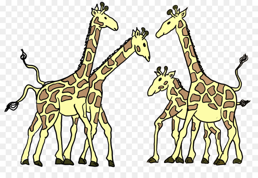 Girafe，Cheval PNG