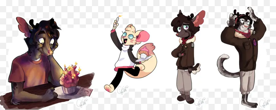 Personnages De Dessins Animés，Animaux PNG