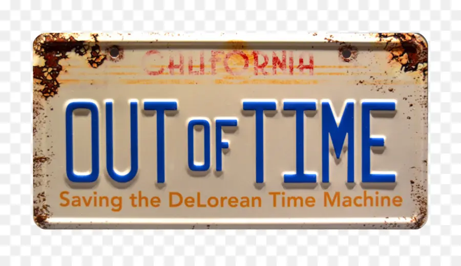 Plaque D'immatriculation Hors Du Temps，Delorean PNG