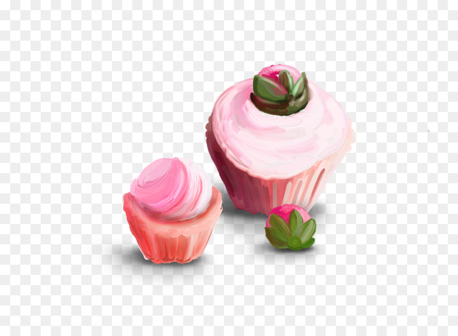 Cupcake，Crème PNG