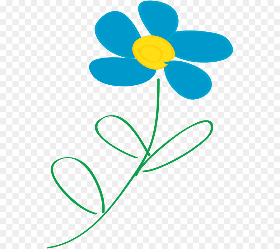 Fleur，Bleu PNG