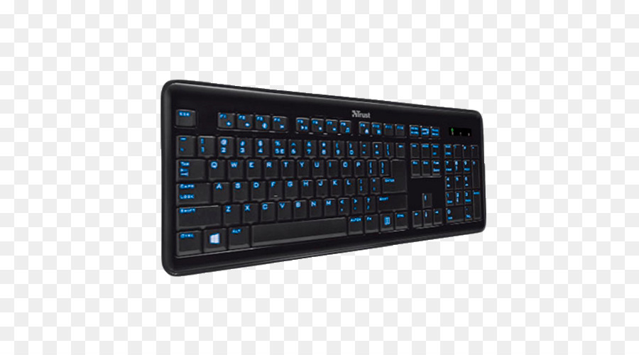 Clavier Noir，Rétroéclairage Rouge PNG