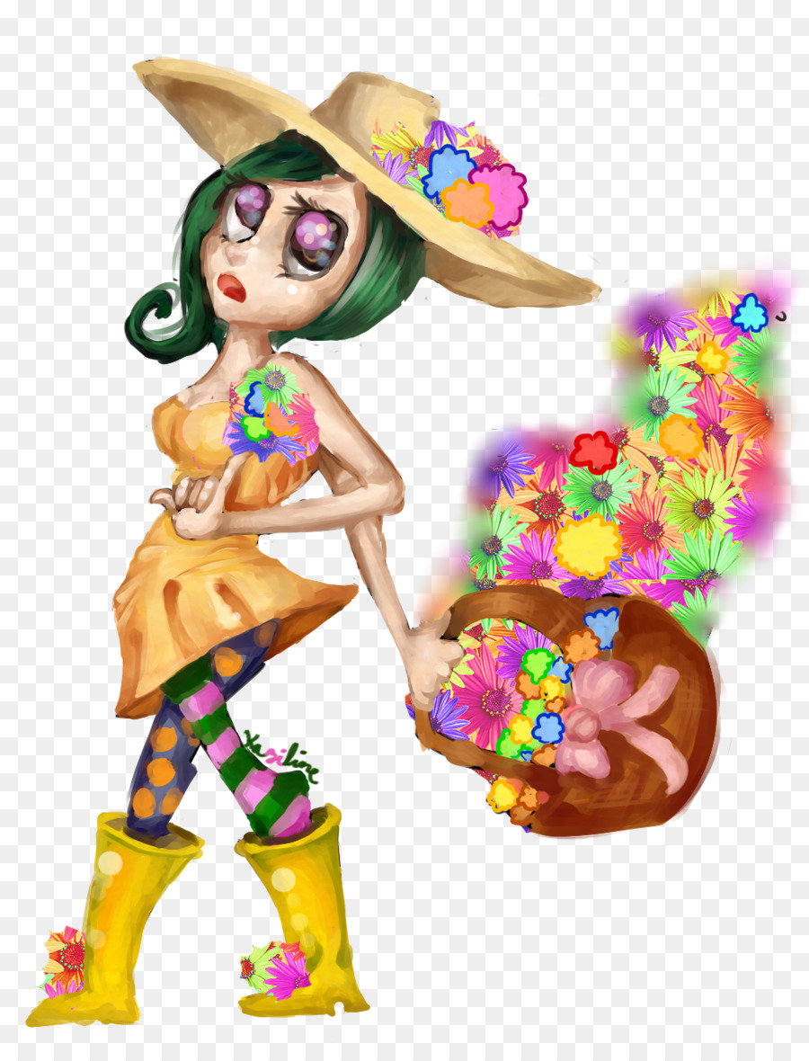 Fille De Fleur，Fille PNG