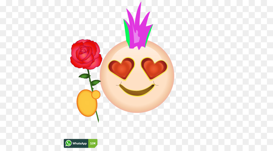 Emoji Yeux De Coeur，Amour PNG