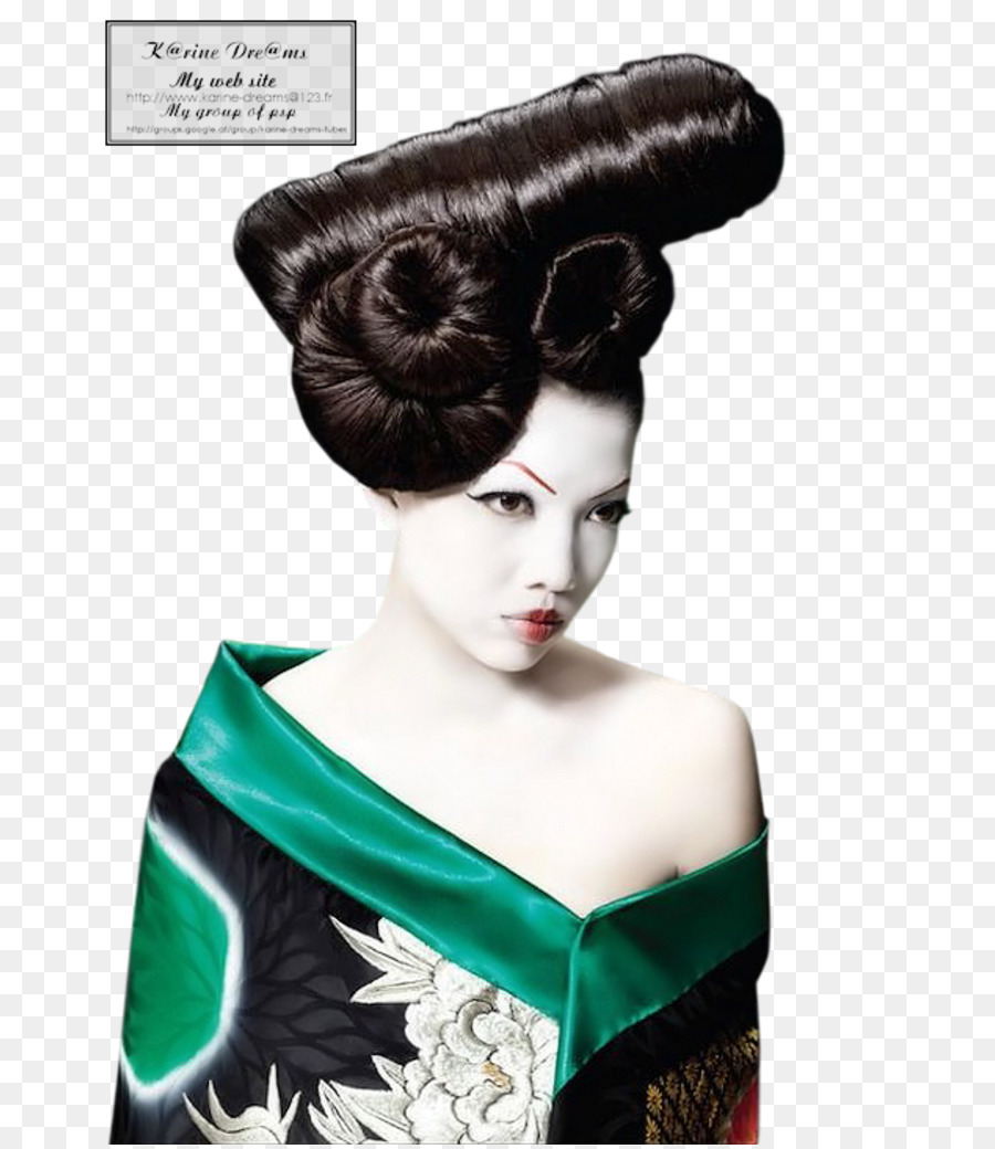 Coiffure，Geisha PNG