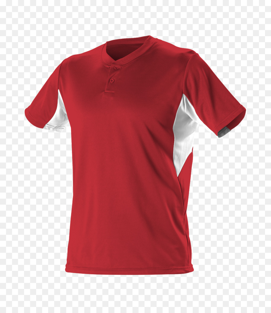 T Shirt Rouge，Col En V PNG