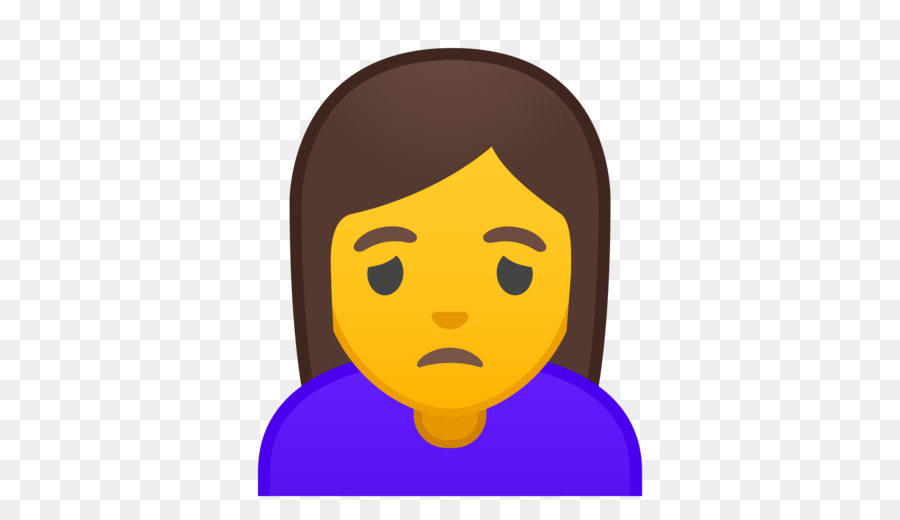 Emoji Triste，Affronter PNG