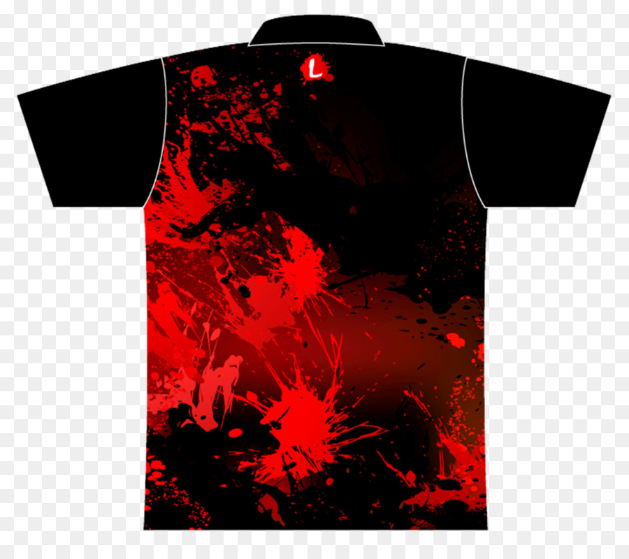 Chemise Noire Et Rouge，T Shirt PNG