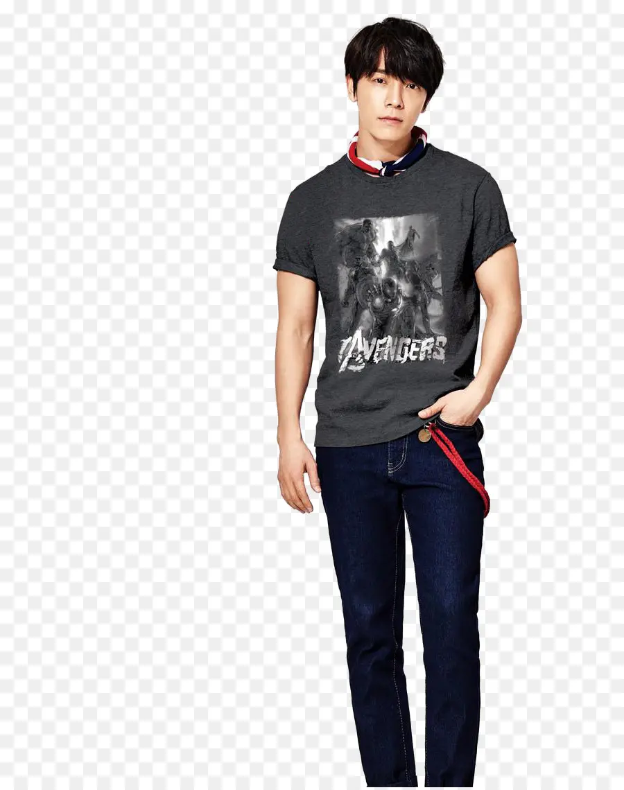 Homme En T Shirt Avengers，Mode PNG