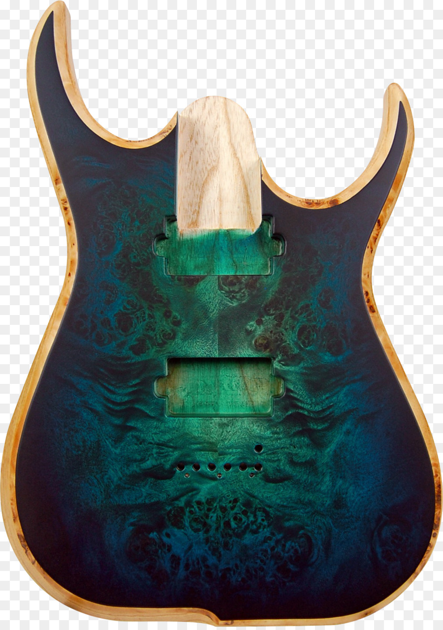 Corps De Guitare Coloré，Bois PNG